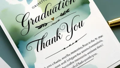 What to Say in a Graduation Thank You Card