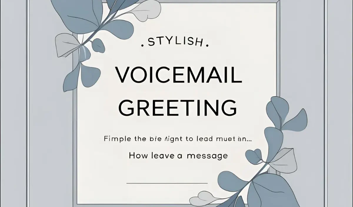 What to Say in Voicemail Greeting