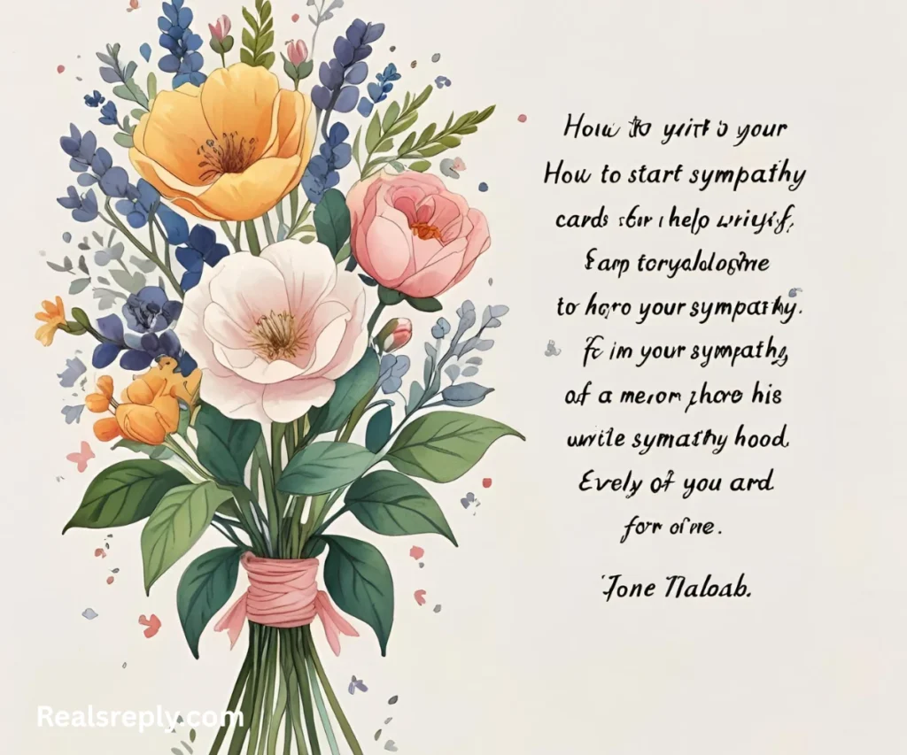How to Start Your Sympathy Card Message