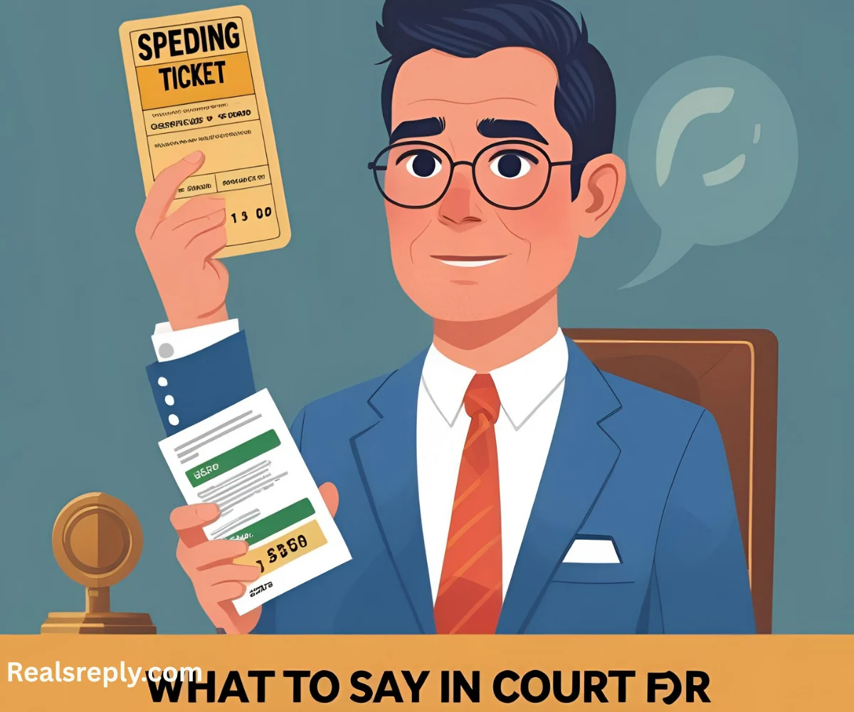 What to Say in Court for a Speeding Ticket