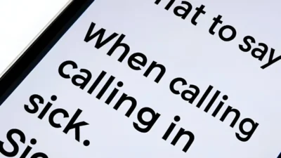 What to Say When Calling in Sick Text