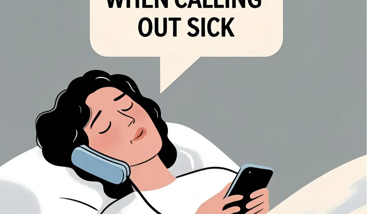What to Say When Calling Out Sick