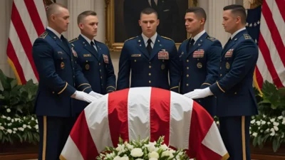 What to Say When Presenting a Funeral Flag