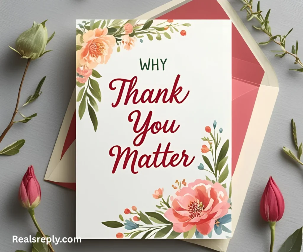 Why Thank You Notes Matter