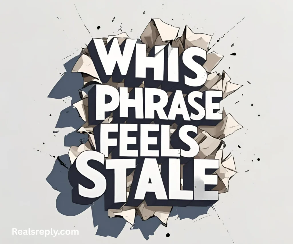 Why This Phrase Feels Stale