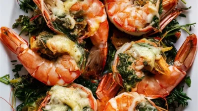 Spinach and Artichoke Stuffed Shrimp 2025