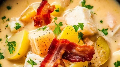 🥣 Creamy Fish Chowder Recipe (Rich, Hearty & Comforting)