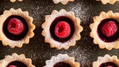 Mini Raspberry Almond Tarts: A Bite-Sized Dessert with Elegance