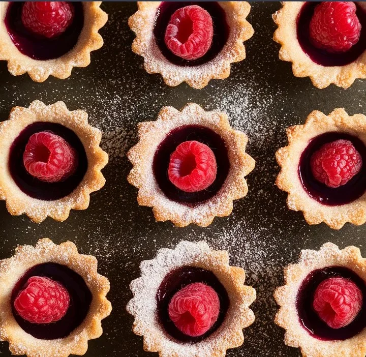 Mini Raspberry Almond Tarts: A Bite-Sized Dessert with Elegance