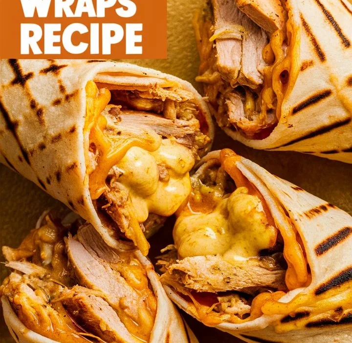 Creamy Cheesy Garlic Chicken Wraps (Easy & Flavor-Packed Recipe)