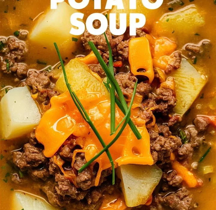 Cheesy Hamburger Potato Soup – The Ultimate Comfort Food Recipe