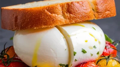 Burrata Caprese Sandwich with Cherry Tomato Confit: The Ultimate Italian-Inspired Recipe