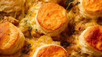 Biscuits and Gravy Hashbrown Breakfast Casserole Recipe 2025
