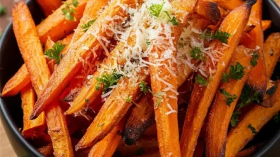 Parmesan Roasted Carrot Fries 2025