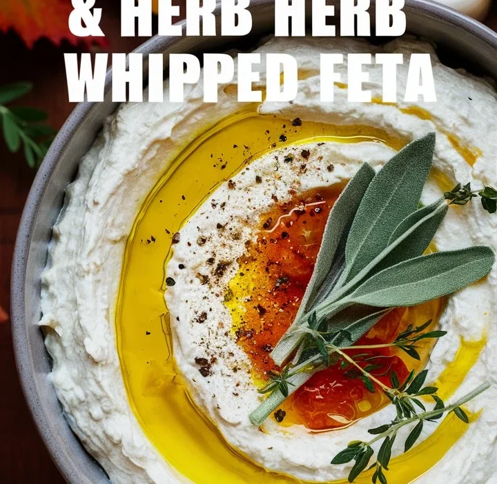 Roasted Garlic and Herb Whipped Feta: A Creamy, Savory Masterpiece
