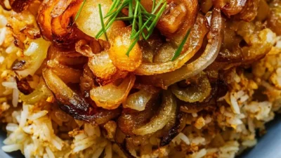 Golden Onion Butter Rice: A Luxurious Twist on Classic Comfort Food