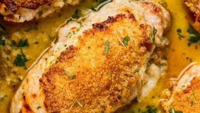 Baked Caesar Chicken – The Ultimate Creamy, Flavor-Packed Dinner