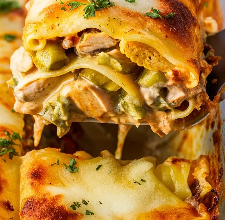 Chicken Alfredo Lasagna Rolls – The Ultimate Creamy Comfort Food