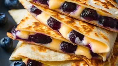 🫐 Blueberry Breakfast Quesadilla recipe