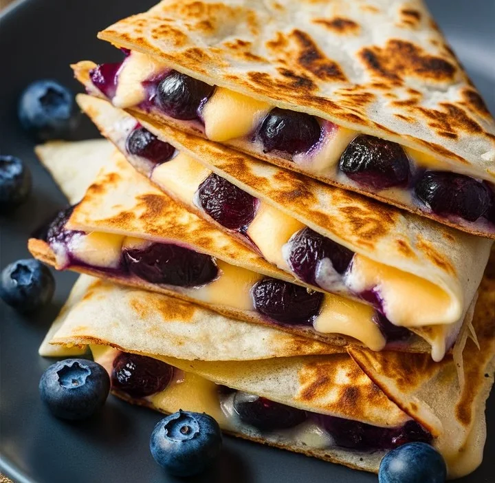 🫐 Blueberry Breakfast Quesadilla recipe