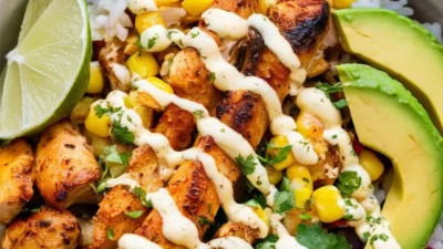 Street Corn Chicken Rice Bowl Recipe 2025