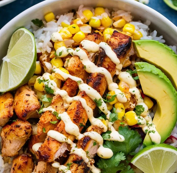 Street Corn Chicken Rice Bowl Recipe 2025