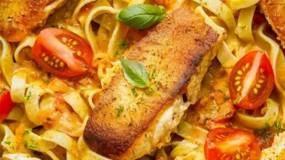 Cajun Salmon Pasta 2025