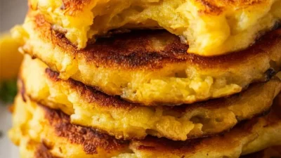 Cheesy Potato Pancakes Recipe