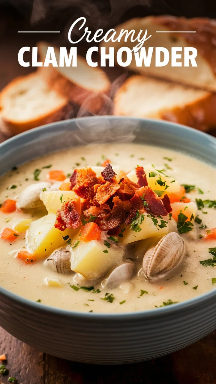 Creamy Clam Chowder Recipe — The Ultimate Comfort in a Bowl 2025