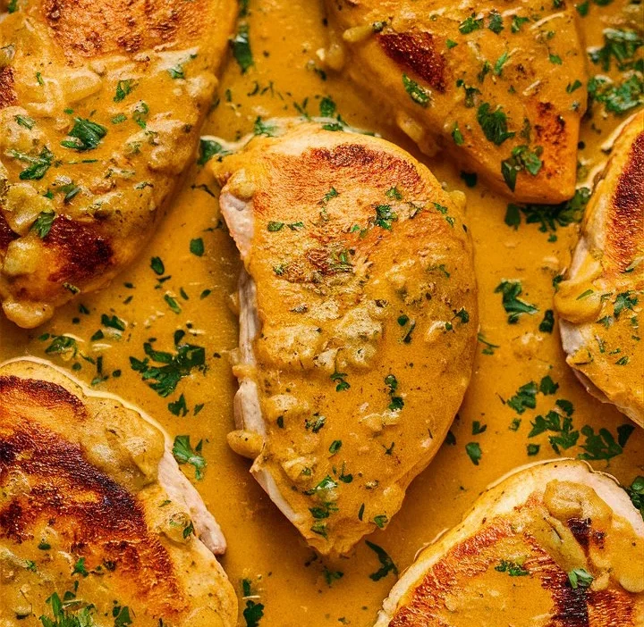 🧄 Creamy Garlic Chicken Recipe 2025