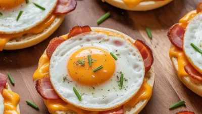 Easy English Muffin Breakfast Pizza Recipe 2025