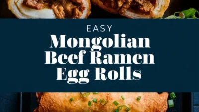 Mongolian Beef Ramen Egg Rolls — The Ultimate Fusion Appetizer