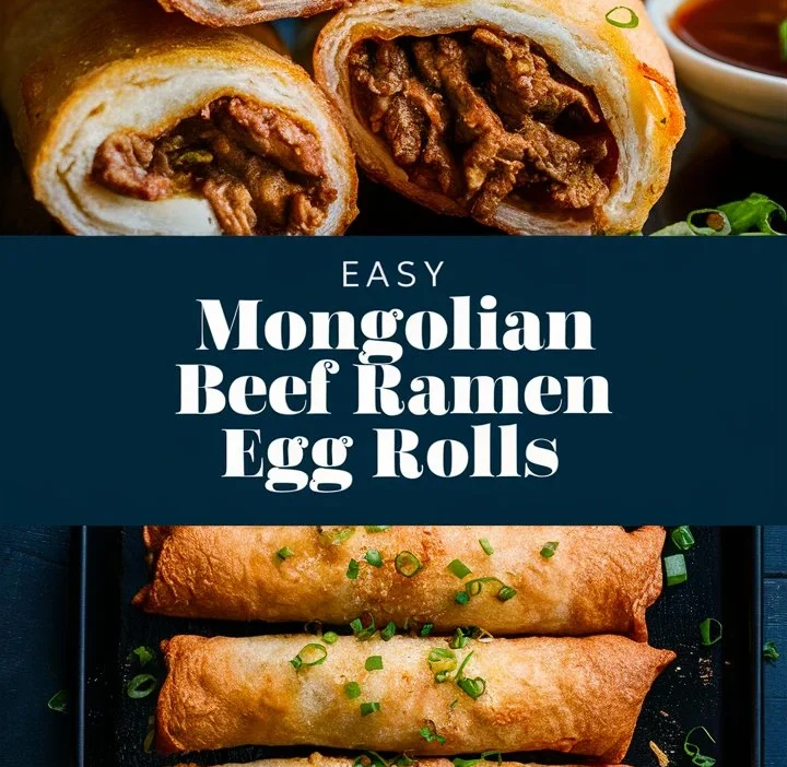 Mongolian Beef Ramen Egg Rolls — The Ultimate Fusion Appetizer